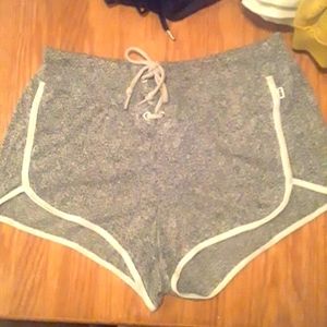 Gray PINK small shorts